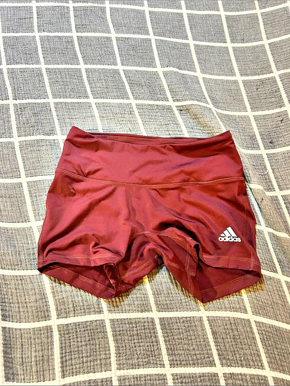 adidas Climalite running shorts Burgundy Athletic Shorts Size Medium